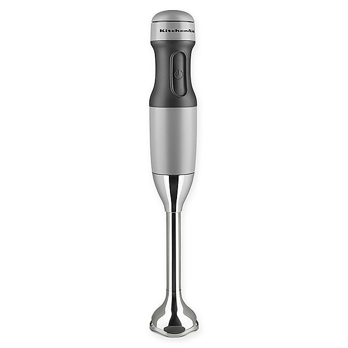 slide 1 of 1, KitchenAid 2-Speed Stick Hand Blender - Matte Grey, 1 ct