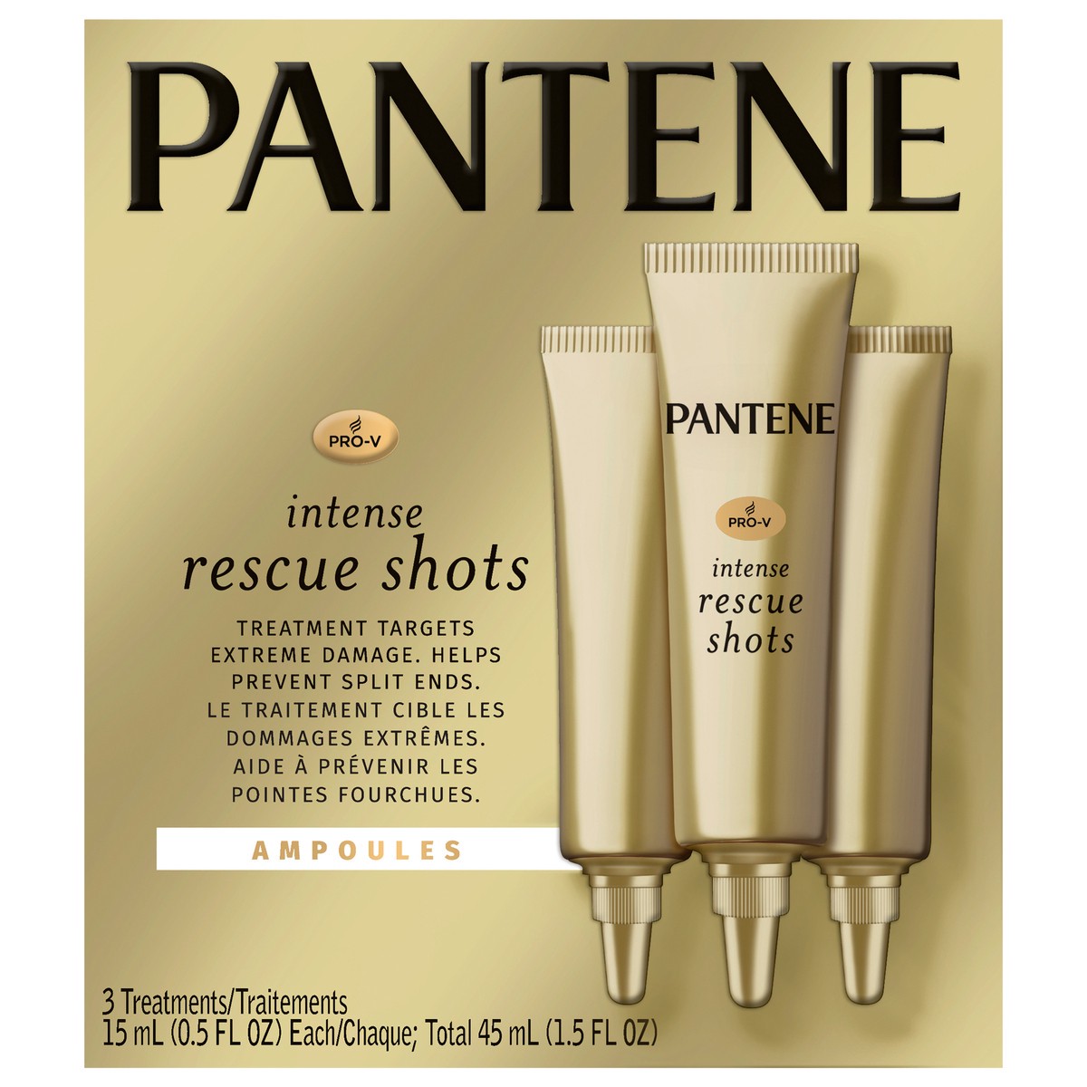slide 1 of 9, Pantene Pro-V Intense Rescue Shots 3 ea, 3 ct