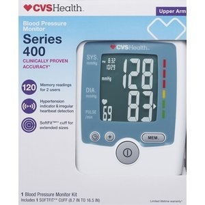 slide 1 of 1, CVS Health Automatic Blood Pressure Monitor, 1 ct