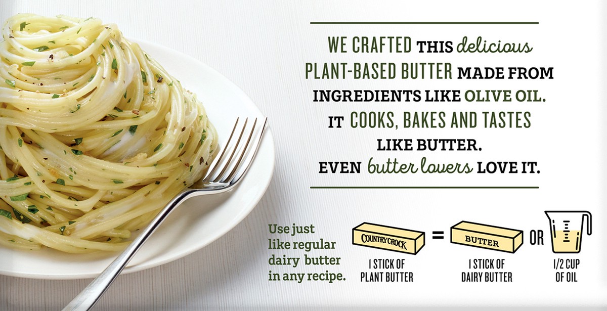slide 9 of 11, Country Crock With Olive Oil Dairy Free Plant Butter Plant Butter 4 ea, 4 ct