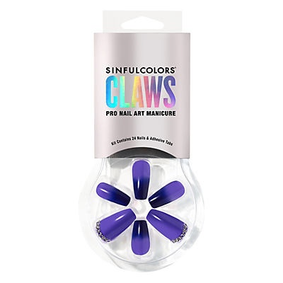 slide 1 of 1, Sinful Colors Claws Press-On Nails Link Me, 1 ct