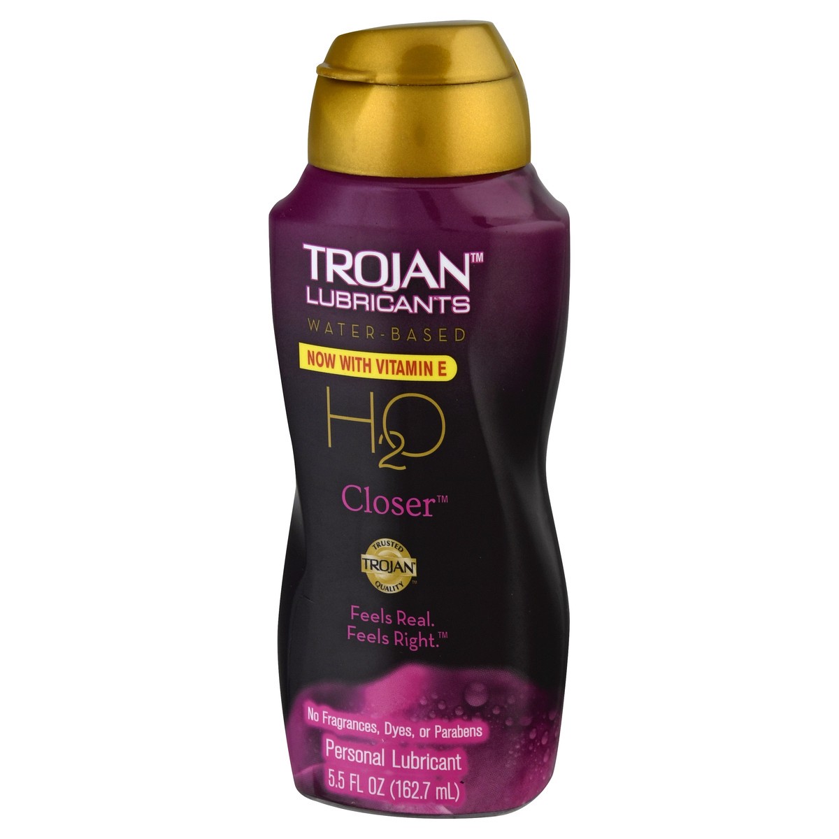 slide 3 of 9, Trojan Closer Water-Based H2O Personal Lubricant 5.5 oz, 5.5 fl oz