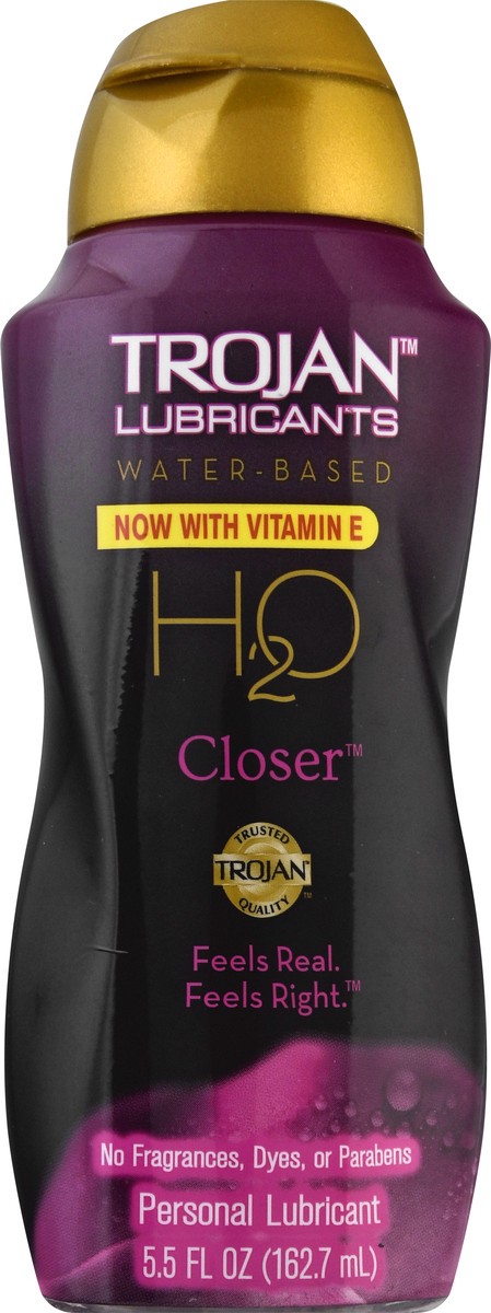 slide 2 of 9, Trojan Closer Water-Based H2O Personal Lubricant 5.5 oz, 5.5 fl oz