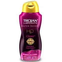 Trojan H2O Closer Water-Based Personal Lubricant, 5.5 fl oz
