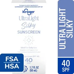Kroger Shimmer Sunscreen SPF 40
