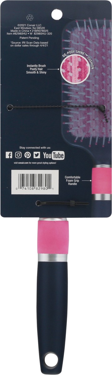 slide 4 of 9, Conair Quick Smooth Dry-Style Hair Brush 1 ea, 1 ct