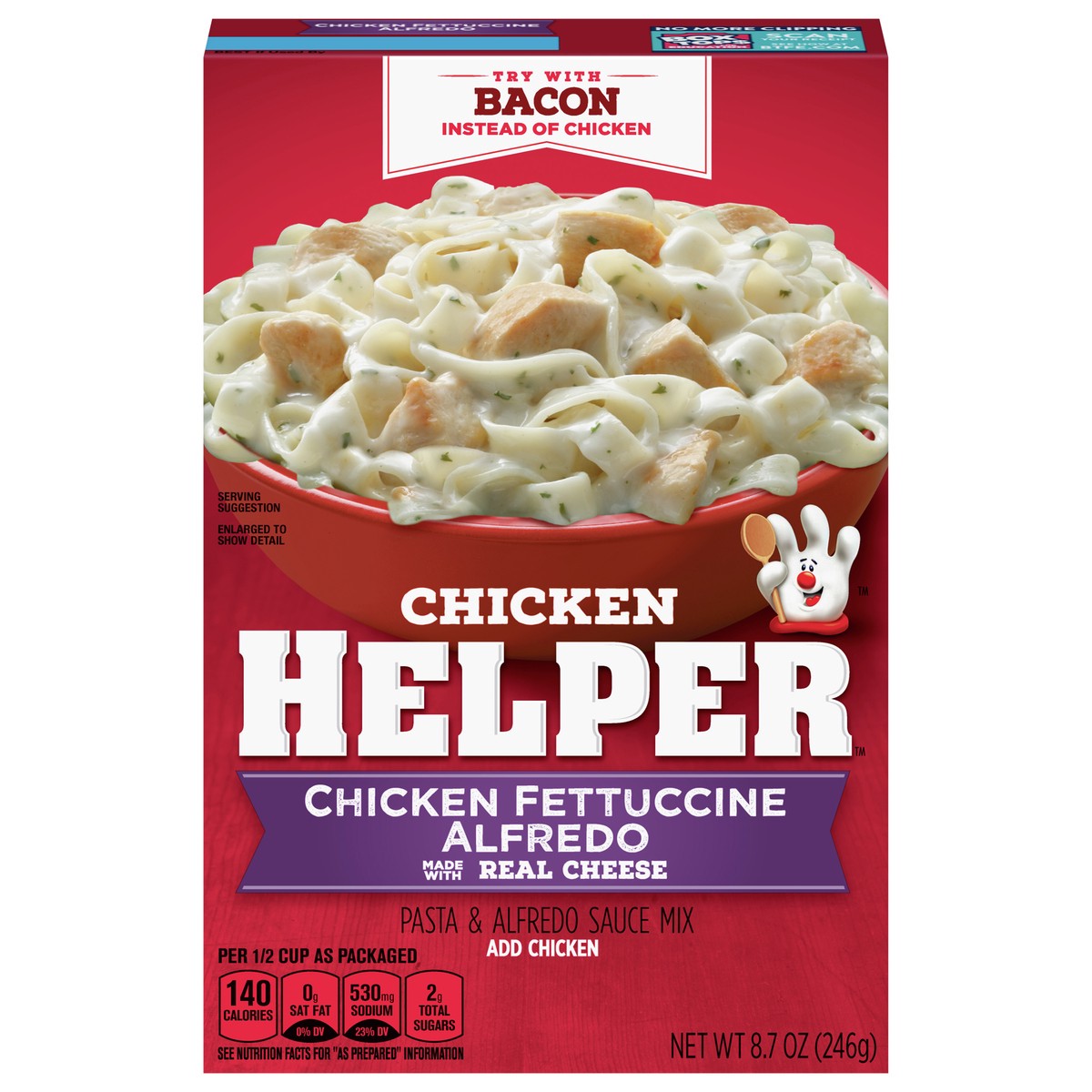 slide 1 of 9, Chicken Helper Betty Crocker Chicken Helper, Fettuccine Alfredo, 8.7 oz, 8.7 oz