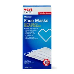 CVS Health Surgical Face Masks, 25 Ct