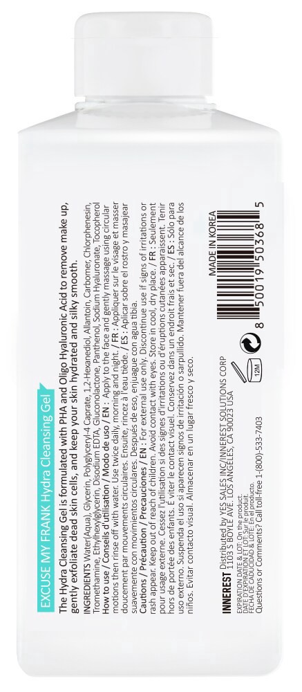 slide 2 of 2, Excuse My Frank Hydra Cleansing Gel, 16.9 fl oz