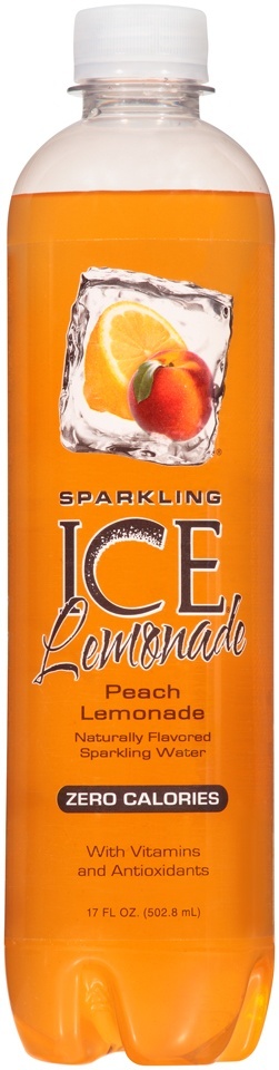 slide 1 of 1, Sparkling ICE Sparkling Water, Mountain Spring, Lemonade, Peach Lemonade - 17 oz, 17 fl oz