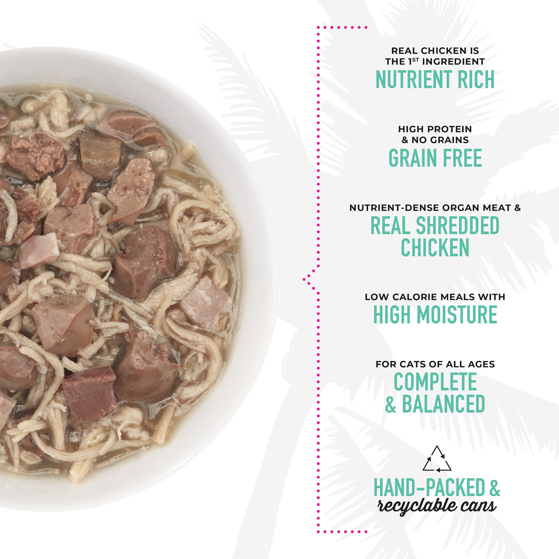 slide 5 of 8, Tiki Cat After Dark Whole Foods Wet Cat Food, Chicken & Pork, 2.8 oz. Can (12 Count), 2.8 oz