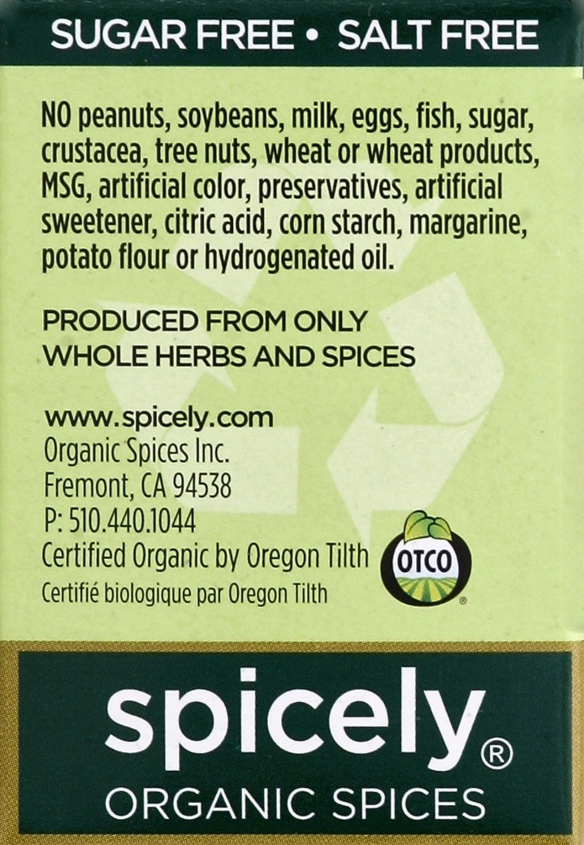 slide 3 of 4, Spicely Organic Spices Poultry Seasoning 0.35 oz, 0.35 oz