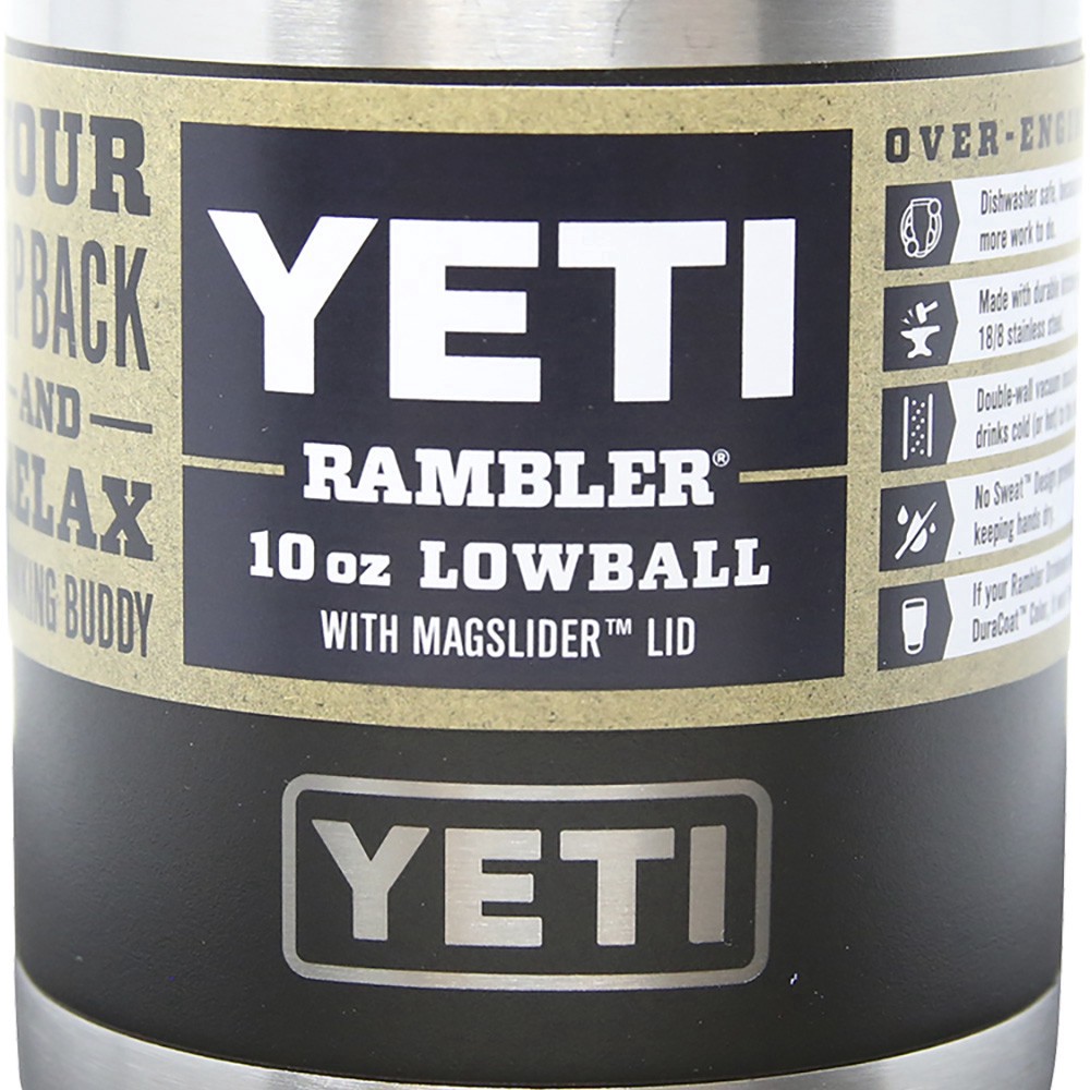 slide 1 of 1, Yeti Rambler 10oz Lowball Ms Black, 1 ct