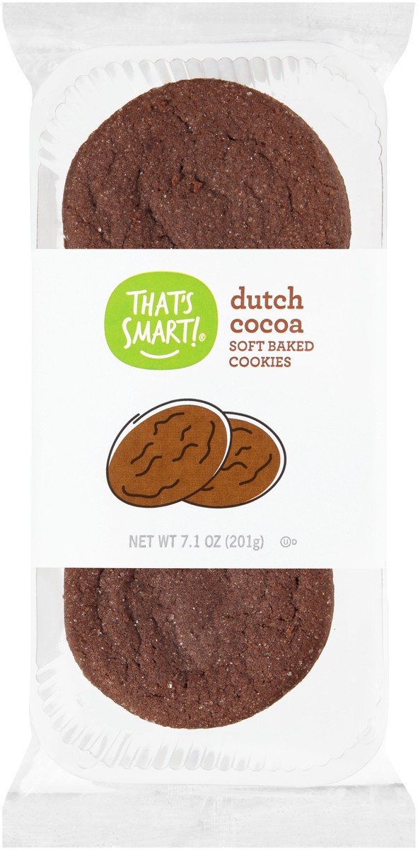 slide 13 of 14, That's Smart! Dutch Cocoa Soft Baked Cookies, 7.1 oz