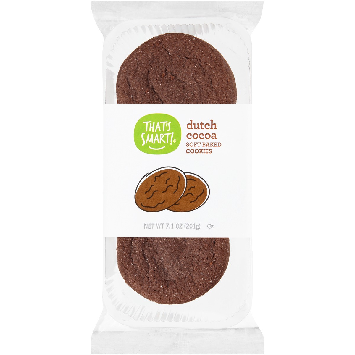 slide 1 of 14, That's Smart! Dutch Cocoa Soft Baked Cookies, 7.1 oz