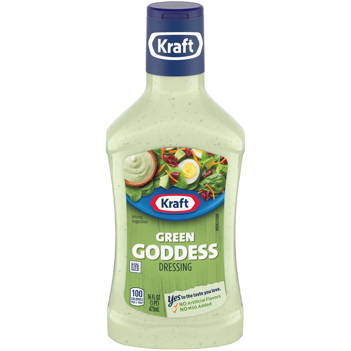 slide 1 of 9, Kraft Green Goddess Salad Dressing, 16 fl oz Bottle, 16 fl oz
