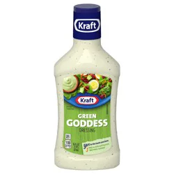 Kraft Green Goddess Dressing, 16 fl oz Bottle