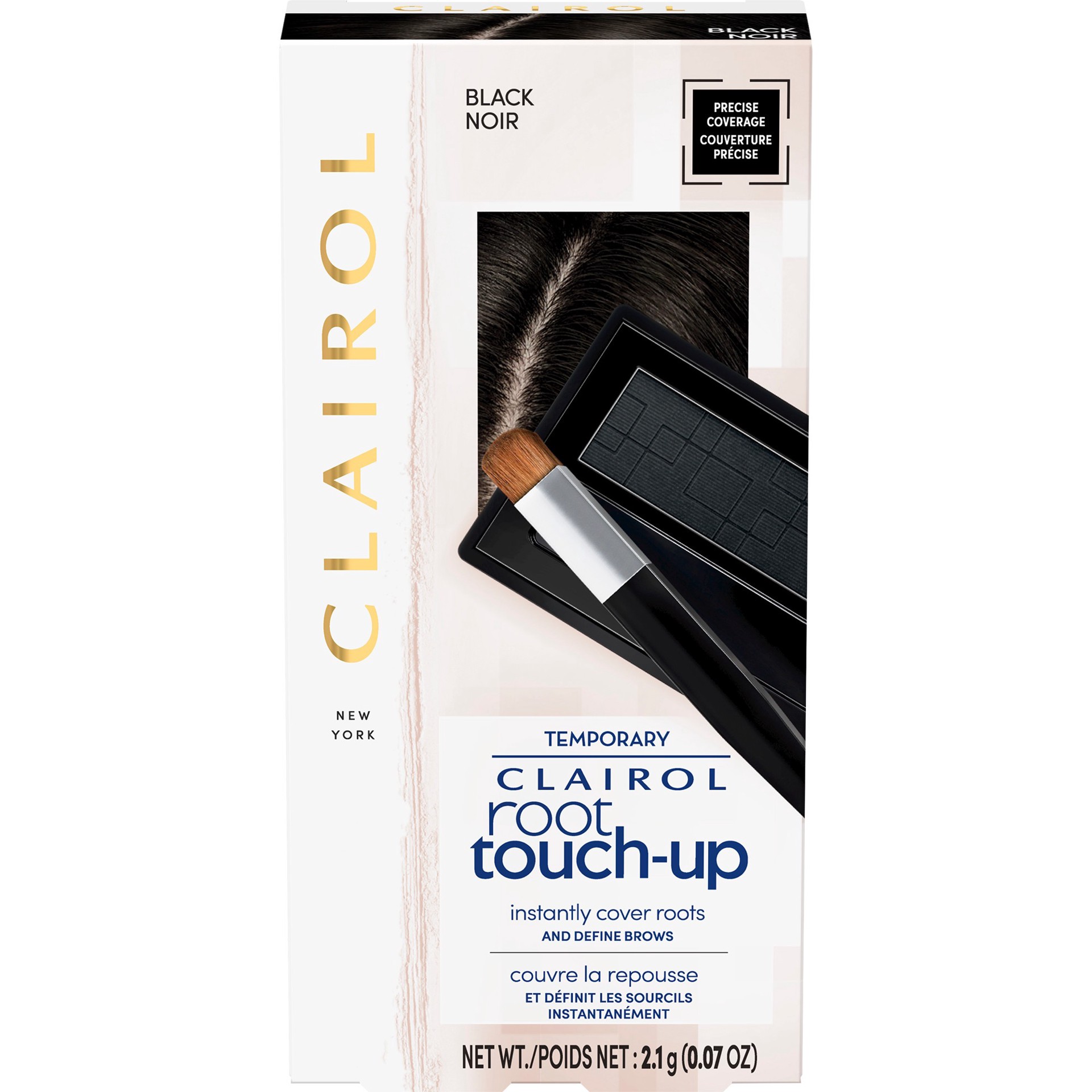 slide 1 of 6, Clairol Temporary Black Root Touch-Up, 1 ct