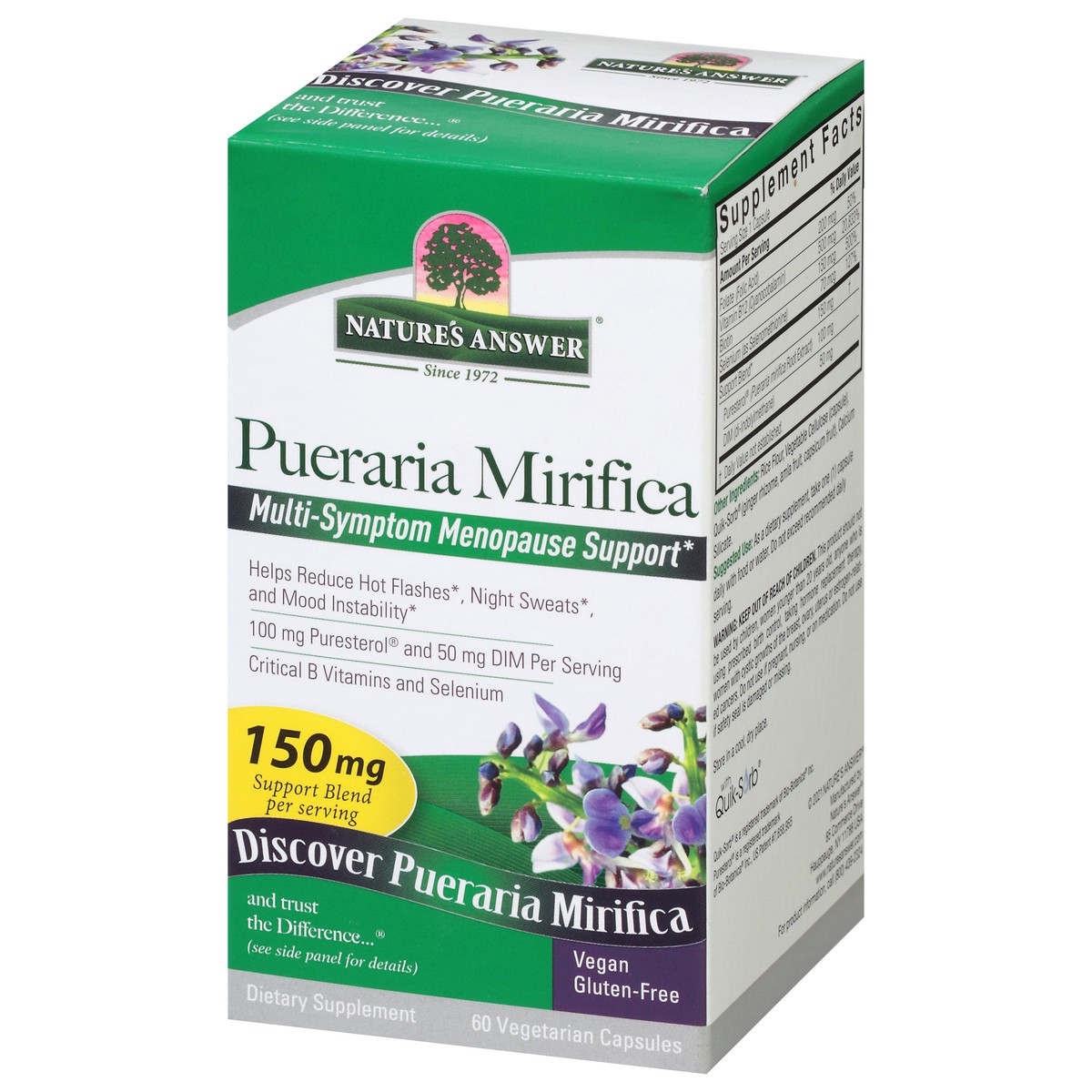 slide 4 of 9, Nature's Answer Na Pueraria Mirifica Estro Bal, 60 ct