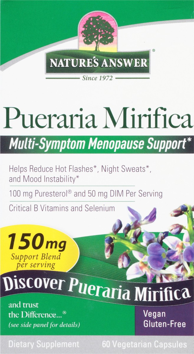 slide 8 of 9, Nature's Answer Na Pueraria Mirifica Estro Bal, 60 ct