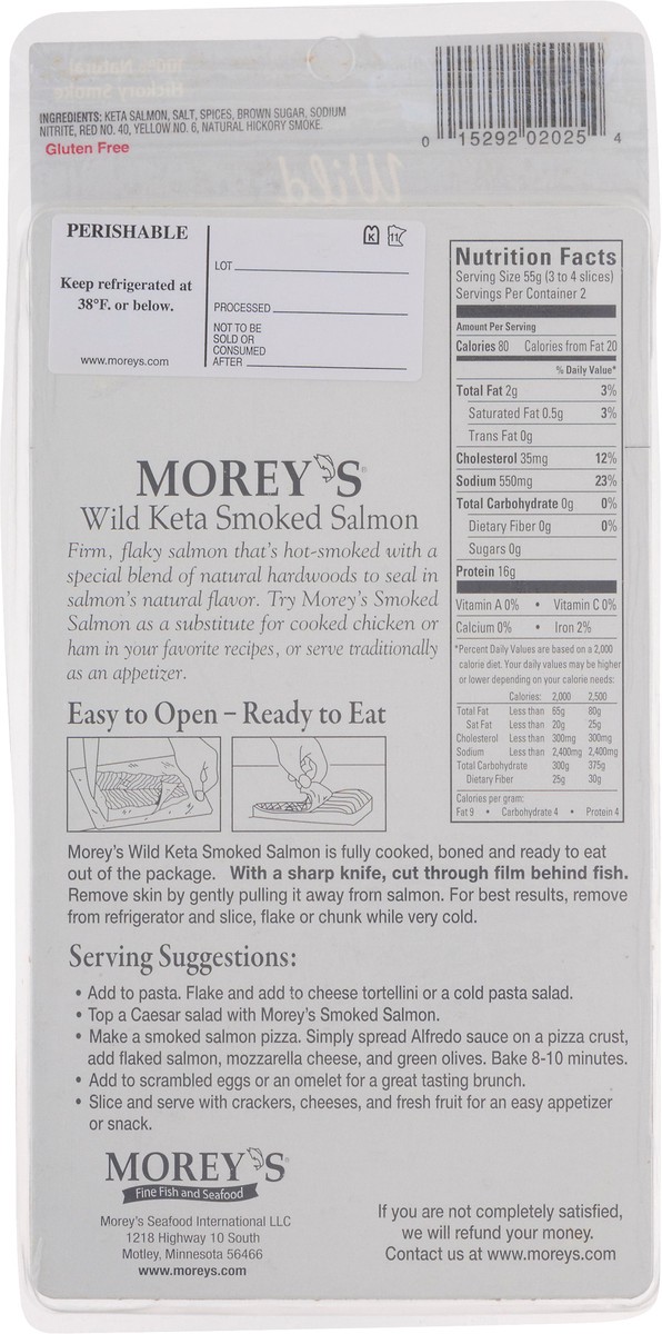 slide 6 of 12, Morey's Wild Peppered Smoked Salmon 4.5 oz, 4.5 oz