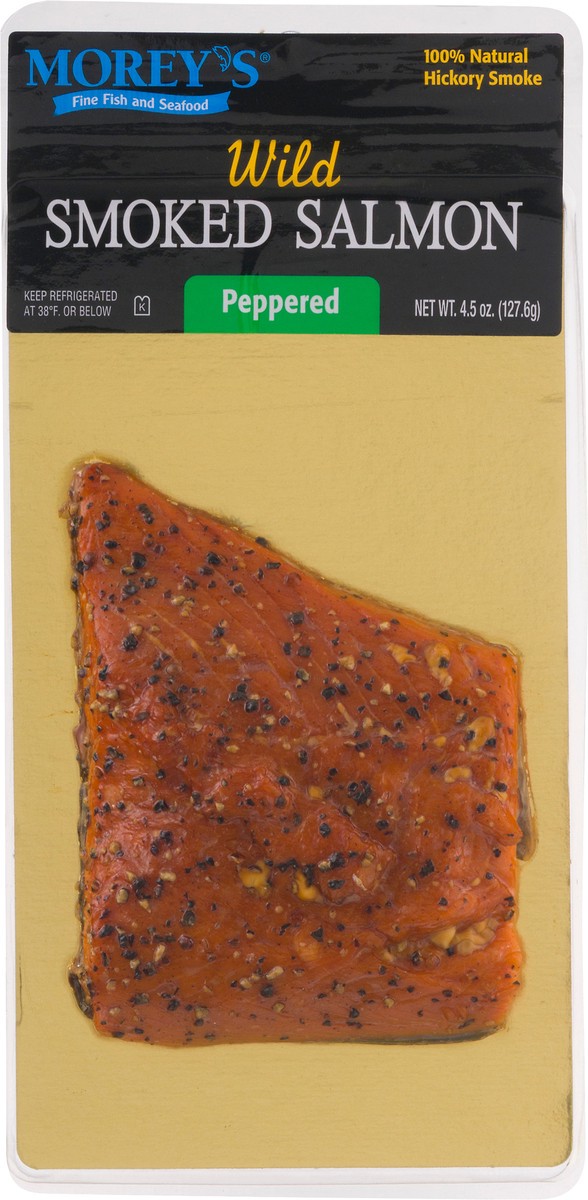 slide 8 of 12, Morey's Wild Peppered Smoked Salmon 4.5 oz, 4.5 oz