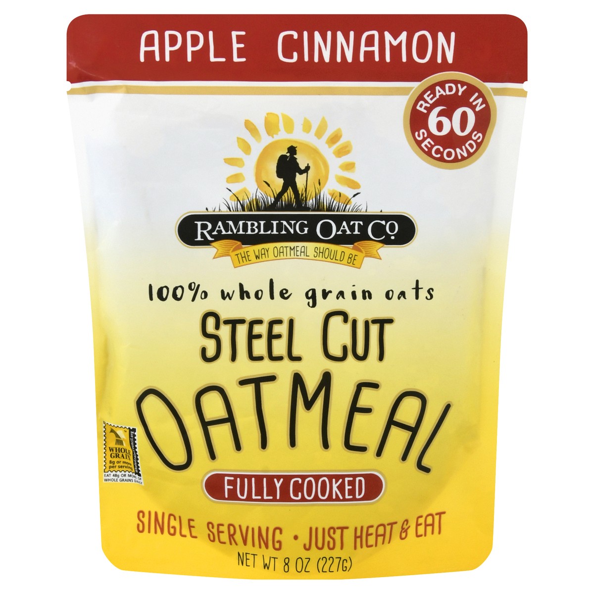 slide 13 of 13, Rambling Oat Co. Steel Cut Apple Cinnamon Oatmeal 8 oz, 8 oz