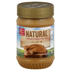 slide 1 of 1, Harris Teeter Natural Peanut Butter - Creamy, 15 oz