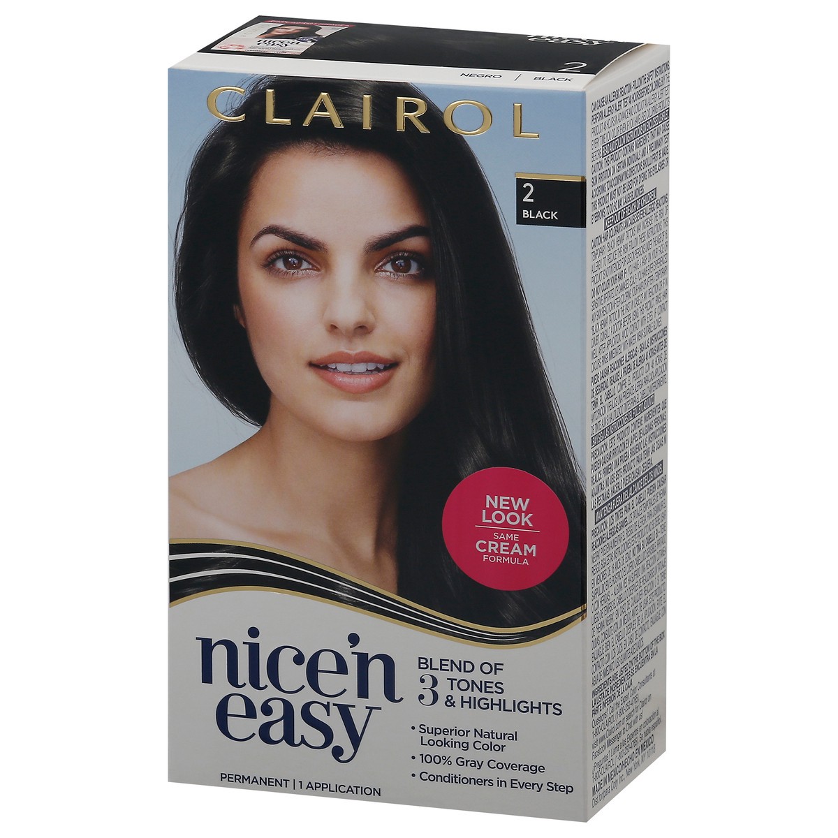 slide 7 of 9, Nice’n Easy Clairol Nice 'N Easy 2 Black, 1 ct