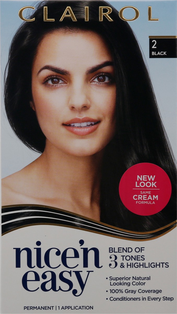 slide 6 of 9, Nice’n Easy Clairol Nice 'N Easy 2 Black, 1 ct