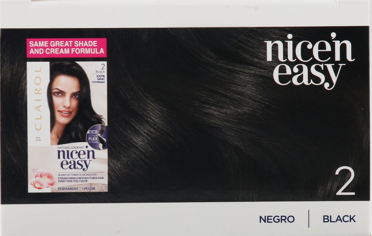 slide 3 of 9, Nice’n Easy Clairol Nice 'N Easy 2 Black, 1 ct