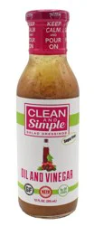 Clean & Simple Oil and Vinegar Salad Dressing