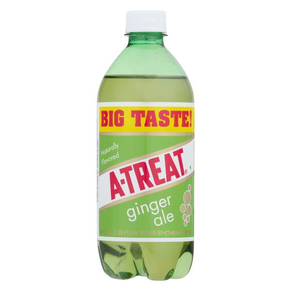 slide 1 of 1, A-Treat Ginger Ale - 20 fl oz, 20 fl oz
