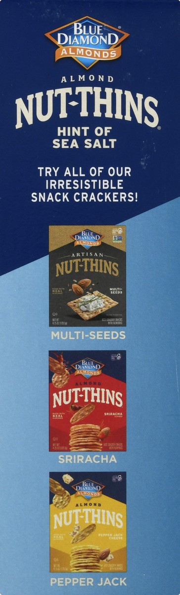 slide 12 of 13, Blue Diamond Nut Thins Crackers, Hint of Sea Salt, 4.25oz Box, 4.25 oz