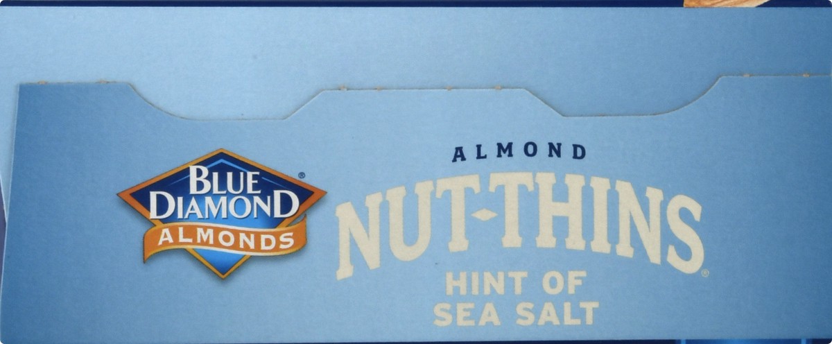 slide 7 of 13, Blue Diamond Nut Thins Crackers, Hint of Sea Salt, 4.25oz Box, 4.25 oz