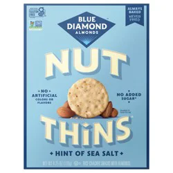 Blue Diamond Nut-Thins Crackers, Hint of Sea Salt, 4.25 oz