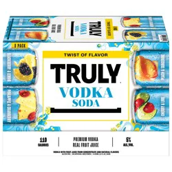 TRULY Vodka Soda Twist of Flavor Variety Pack (12 fl. oz. Can, 8pk.)