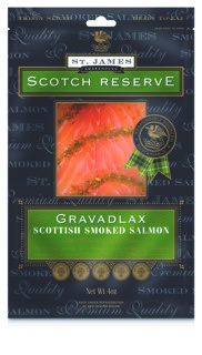 slide 1 of 1, St. James Winery Gravadlax Smoked Salmon, 4 oz