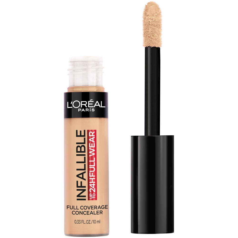 slide 1 of 3, L'Oréal Infallible Full Wear, Full Coverage, Waterproof Concealer - 380 Pecan - 0.33 fl oz, 0.33 fl oz