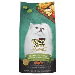 Fancy Feast Medleys Gourmet Primavera Style with White Meat Chicken Cat Food 43.2 oz