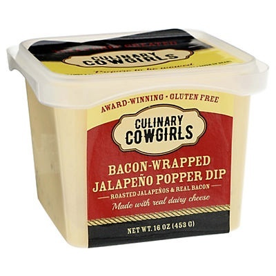 slide 1 of 1, Culinary Cowgirls Bacon Wrapped Jalapeno Popper Dip, 16 oz