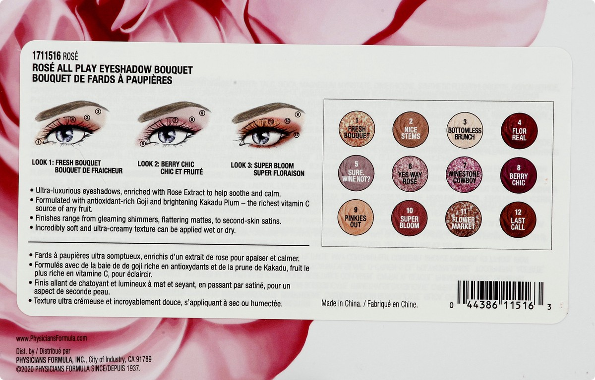 slide 4 of 9, Physicians Formula Rose All Play Eye Shadow Bouquet 13.7 g, 0.48 oz