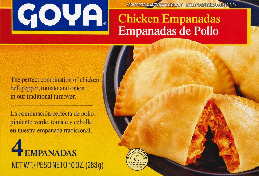 slide 2 of 2, Goya Chicken Empanadas, 10 oz
