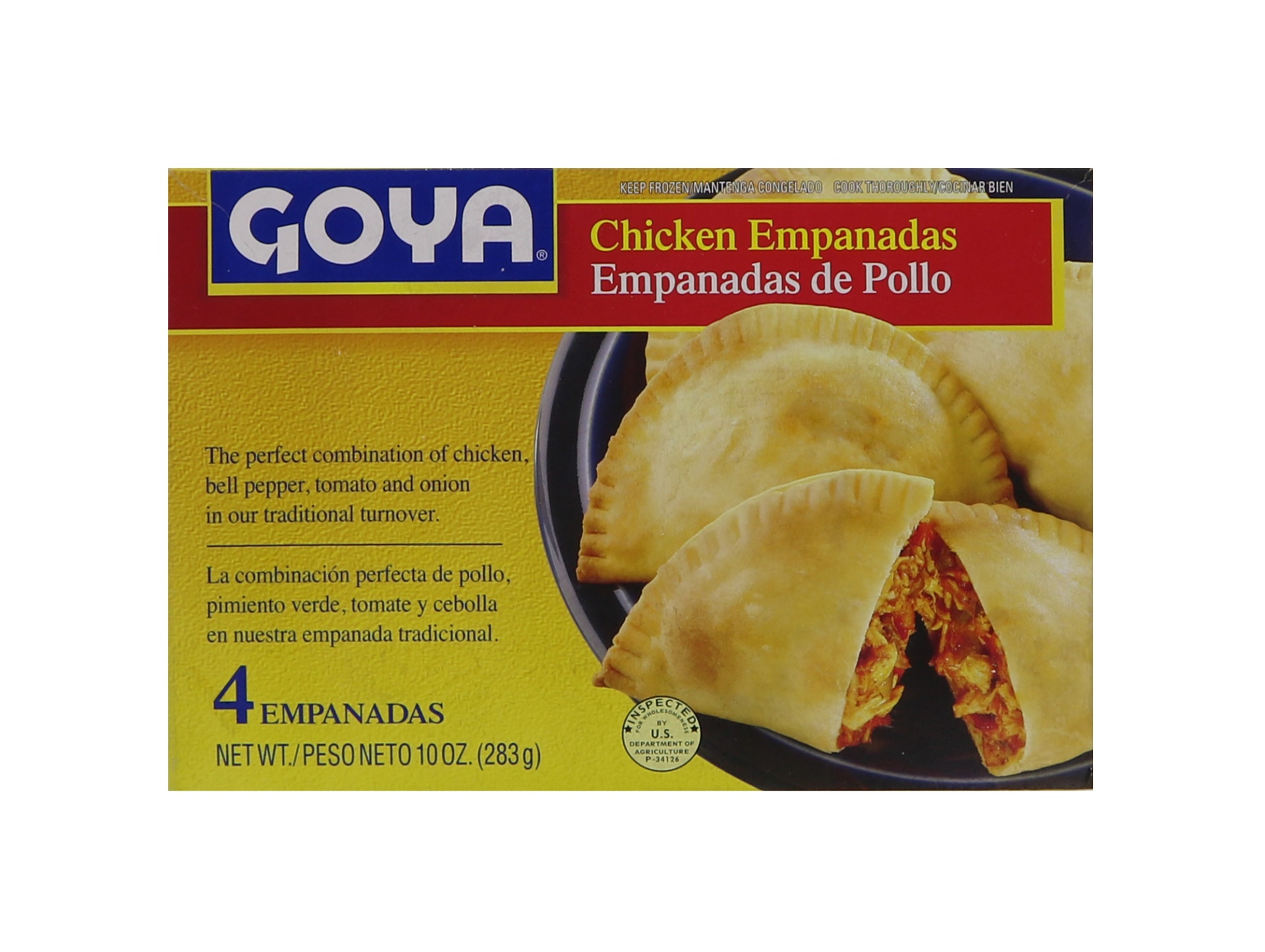 slide 1 of 1, Goya Chicken Empanadas, 10 oz