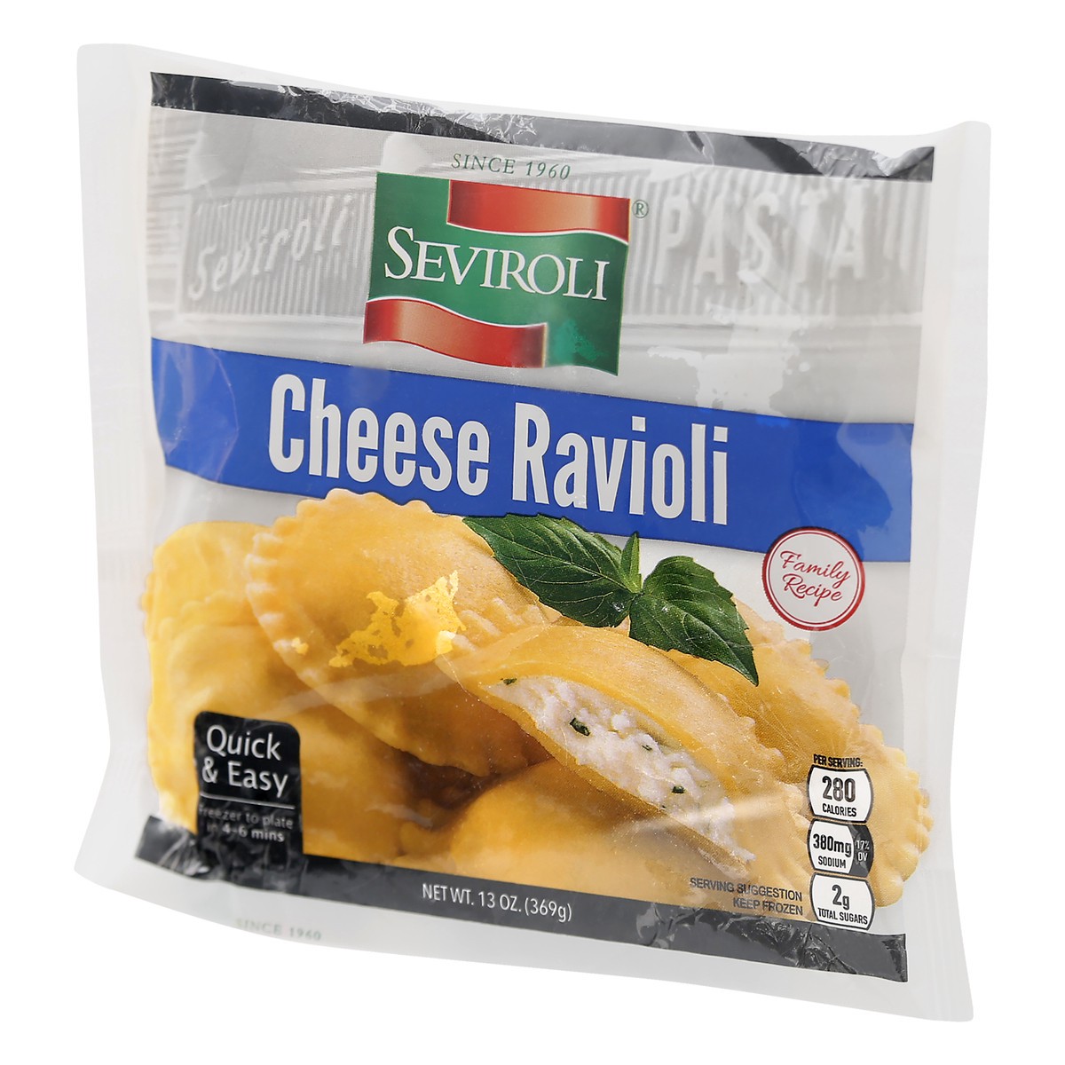 slide 3 of 10, Seviroli Large Ravioli / Cheese, 13 oz