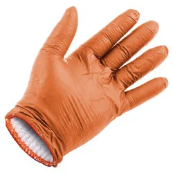 Oklahoma Joe's One Size Fits All Black Nitrile Dipped Nitrile Gloves, (50-Pairs)