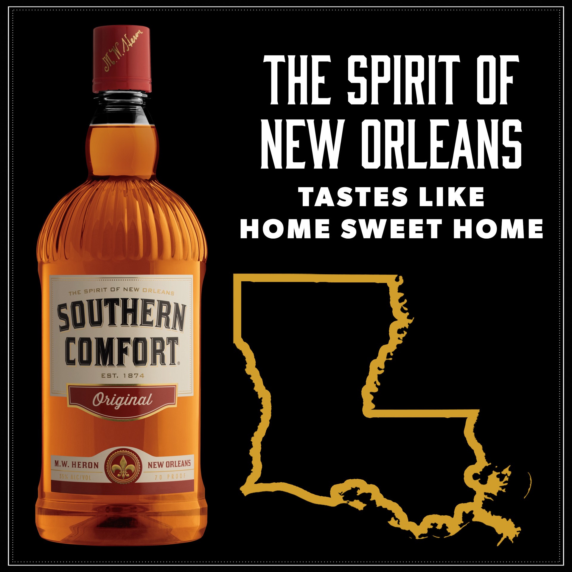 slide 3 of 5, Southern Comfort Liqueur, Original, 1.75 liter