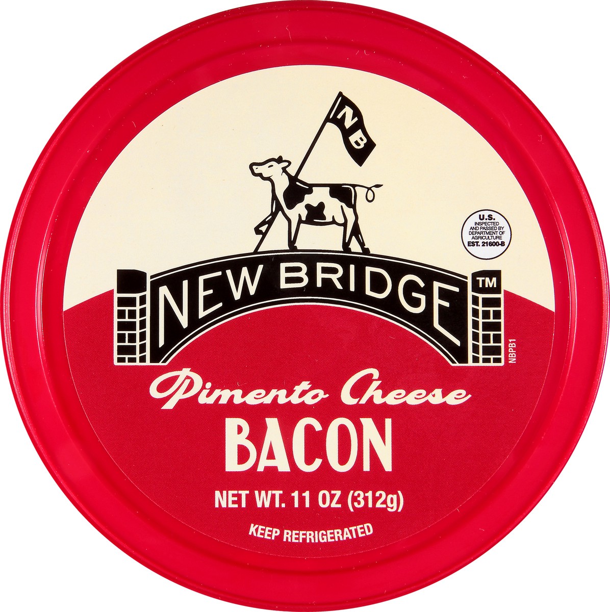 slide 2 of 9, New Bridge Pimento Cheese, 11 oz