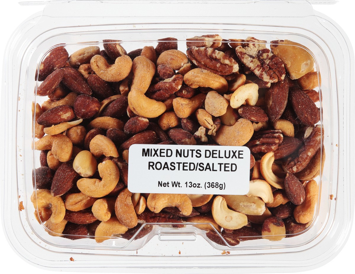 slide 5 of 9, JLM Manufacturing Roasted/Salted Deluxe Mixed Nuts 13 oz, 13 oz
