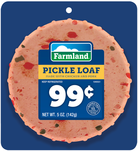 slide 1 of 1, Farmland Pickle Loaf, 5 oz